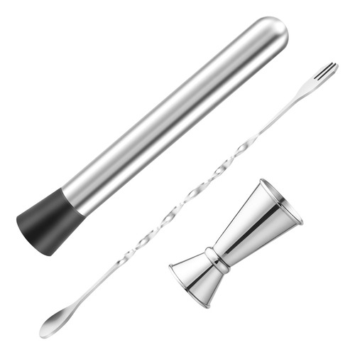 Xiaery Machacador De Acero Inoxidable, Cuchara Para Mezclar