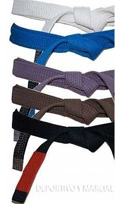 Imagen 5 de 8 de Cinturon Faixa Jiu Jitsu Shiai Tokaido Brazilian Kimono Bjj