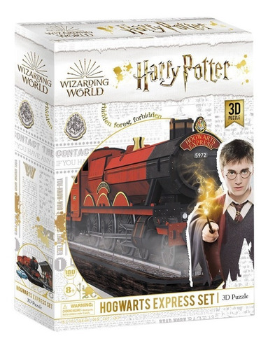 Imagen 4 de 4 de Puzzle 3d | Harry Potter | Tren Expreso De Hogwarts
