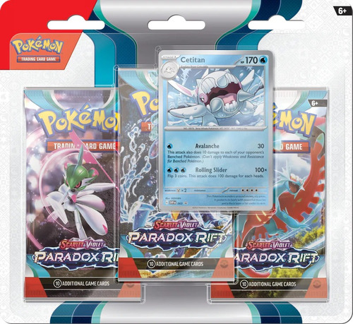 Pokemon Tcg Paradox Rift 3-pack Blister