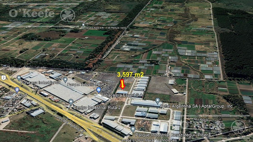 Imagen 2 de 6 de Lote En Parque Industrial En Venta Berazategui Zona Sur 3631 M2 - Pibera
