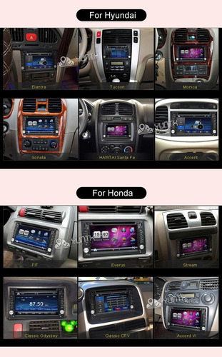 Producto Vendedor Caliente Din Doble De 6,2 Pulgadas En Dash