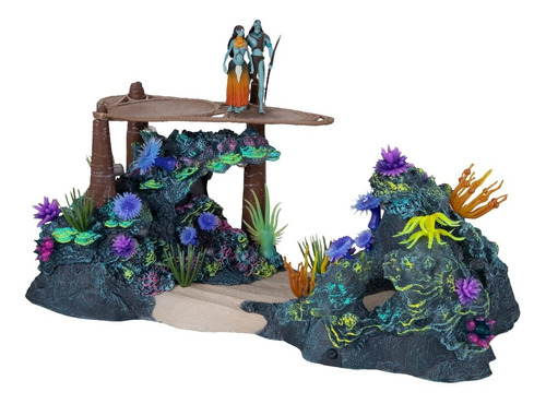 Figura Toys Avatar The Way Of Water Diorama Tonowari Y Ronal