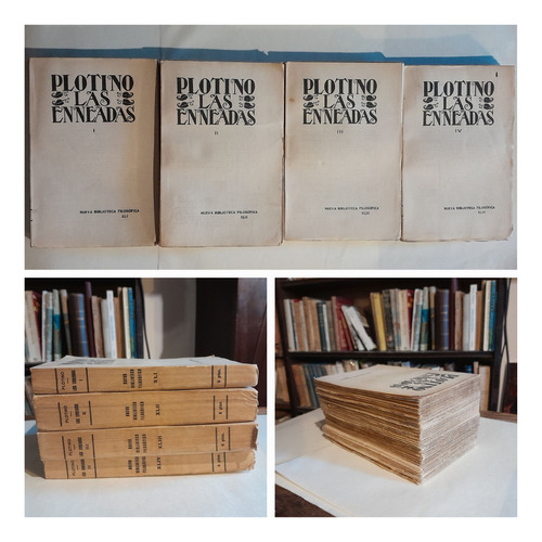 Plotino. Las Enneadas. Vida De Plotino. 4 Tomos 1930