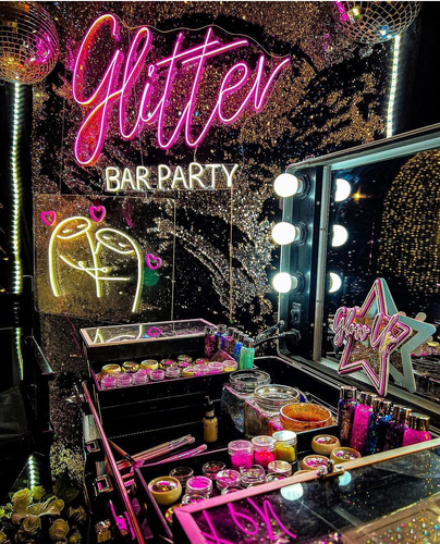 Glitter Bar Stand De Bar Para Eventos Sociales Y Privados