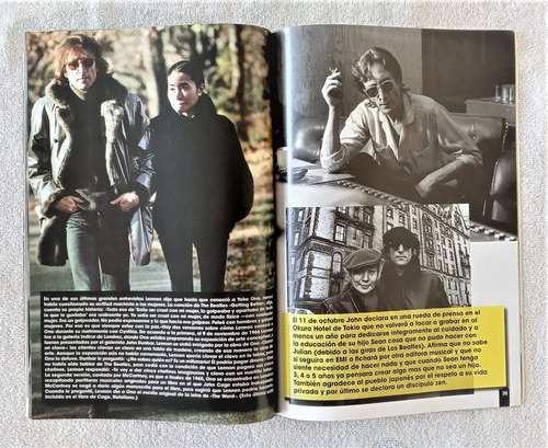 John Lennon Revista Los Mountruos Del Rock The Beatles (Usado)