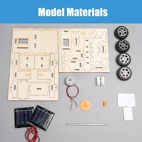 Robot Solar De Madera Para Armar Proyecto Ciencia Stem Diy