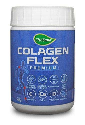 Colageno Hidrolizado Colagen Flex 300gr Fitosana Batido