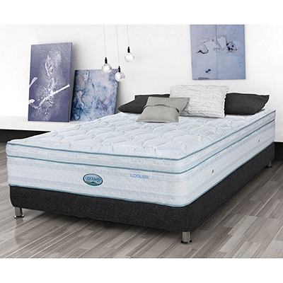 Dfaa Hogar Cama 190cm+base 120 Coolmax Dorado El Colchón Com