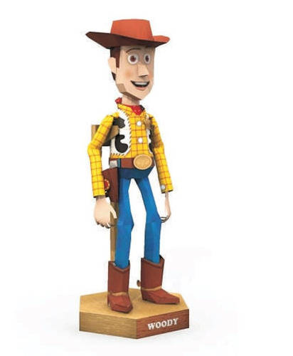 Maquete De Papel - Toy Story - Woody - Imprima E Monte