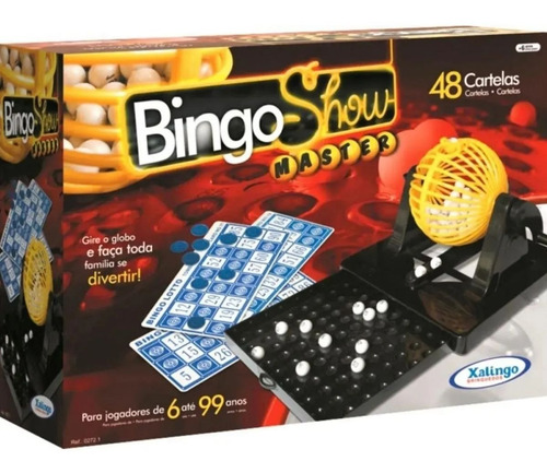 Bingo Show 48 Cartelas Com Gaveta - Xalingo 05198