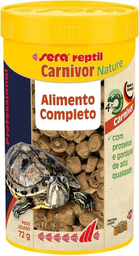 Reptil Professional Carnivor Nature 72g/250ml Alimento Base