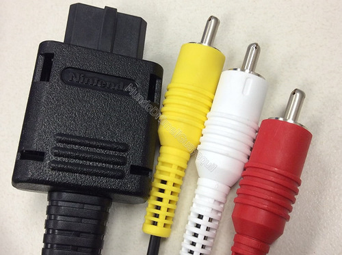 Imagen 3 de 3 de Cable De Audio Y Video Av Nintendo 64 Gamecube ( Guayaquil )