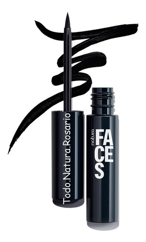 Delineador Liquido De Ojos Faces 3,5ml Todo Natura Rosario