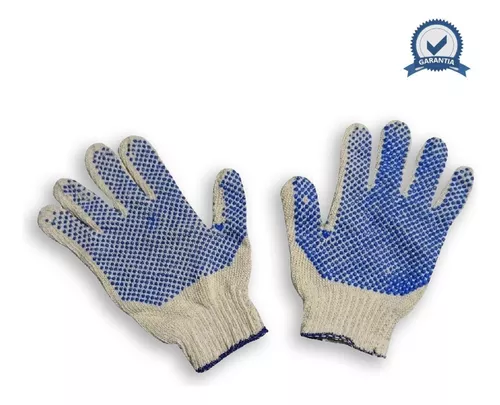 Pack 120 Guantes Moteados Pesados Trabajo Factura A Envios