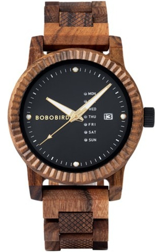 Reloj De Madera Bobo Bird, Fecha Calendario