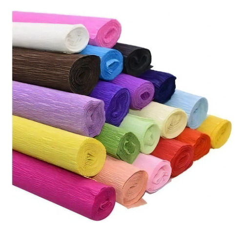 10 Pliegos Papel Crepe Colibrí 50cm X 2mts Color ¡¡ Color Lila
