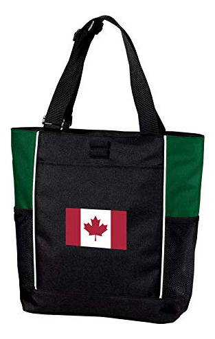 Canada Tote Bolsa Colorblock Bandera Canada Totes Dhj0h