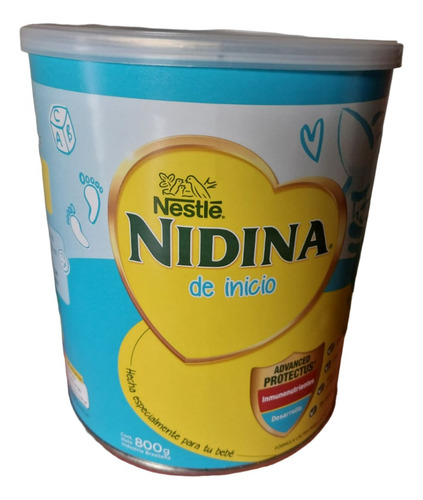 Leche De Polvo Nidina 1 Advanced Protectus Lata X 800gr