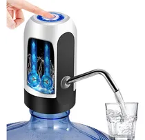 Comprar Despachador De Agua Automático, Techvida Usb Botella Recargable Agua Potable Bomba De Agua Potable Eléctrica Inalámbrica Bombeo Rápido Botella De Galón Universal Interruptor De Dispensador De La Bomba