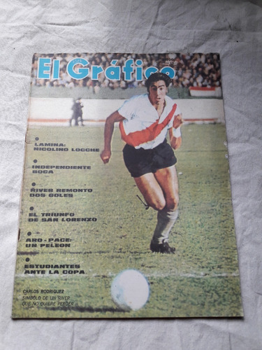 Revista El Grafico N° 2586 Año 1969 Poster Nicolino Locche