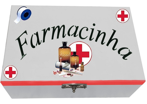 Farmacinha Organizadora De Remédios Porta Remédios Em Mdf