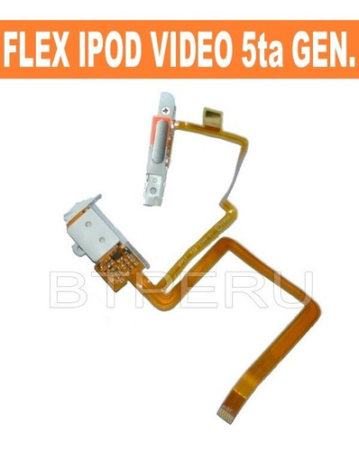 Imagen 1 de 1 de Flex Boton Hold Jack Audio Para iPod Video 5ta Clasico