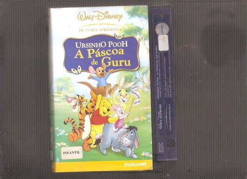 Vhs Ursinho Pooh A Páscoa De Guru - Original - Dublado (Usado)