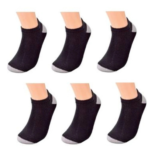 Tin Wilson Extra Comfort Unitalla Negro 6 Pares