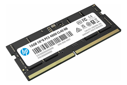 Memoria Ram So-dimm Hp 6h310aa Ddr5 4800mhz 16gb Non-ecc
