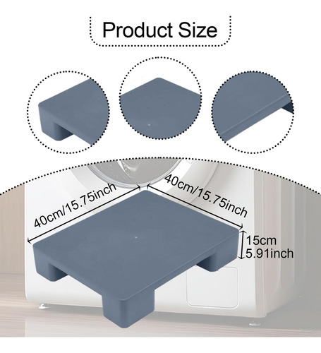 Palet Impermeable Para Almacenamiento En Sótanos, Gris