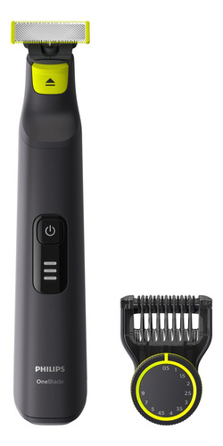 Oneblade Pro Qp6530/15 Recorta Modela Y Afeita Wet & Dry Color Negro