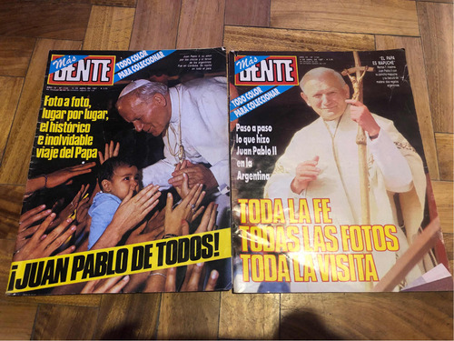 Revistas Gente Llegada Juan Pablo Ii Abril 1987