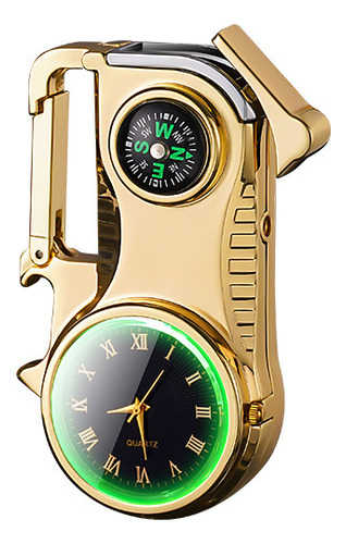 Reloj Llavero Multifunción Abrebotellas Brújula Encendedor