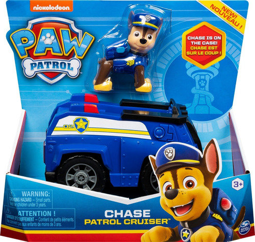 Patrulla Canina Paw Patrol Policia Chase Con Su Auto Cruiser