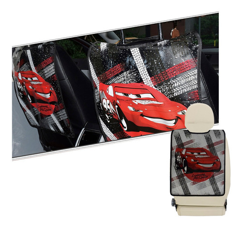 Imagen 2 de 5 de Protector Funda Respaldo Asiento Cars