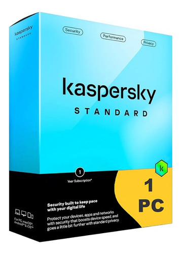 Licencia Kaspersky Standard 1 Año Original Última Versión