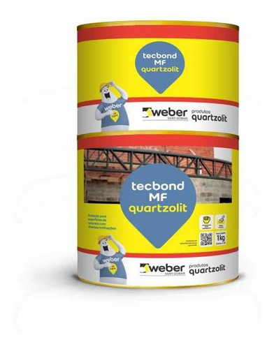 Adesivo Estrututal Tec Bond M F 1 Kg Quartzolit