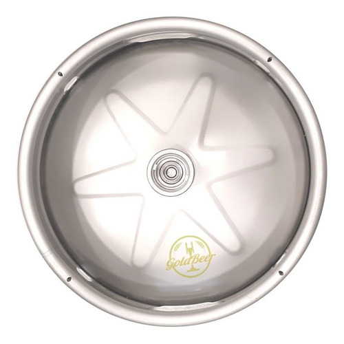 Barril De Chopp Inox 304 Tipo S 50 Litros Din Europeu Novo