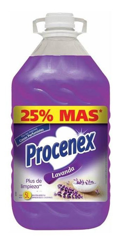 Pack X 6 Unid. Limpiador  Lavanda 5 Lt Procenex Limp Pro