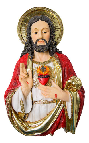 Placa  Del Sagrado Corazón De Jesús  40 Cm