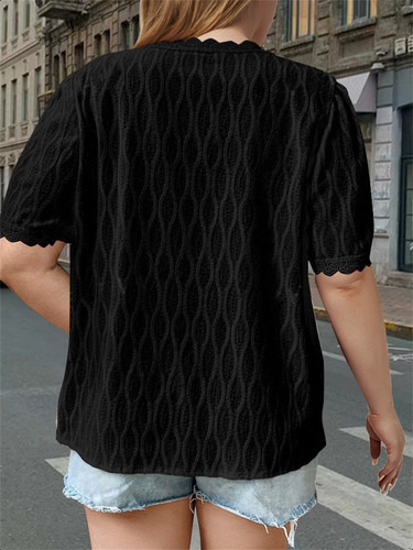 Blusa De Mujer De Cuello V Casuales Suelto Elegante Oficina