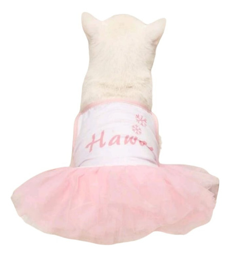 Vestido Tutu Mascotas Estampado Pequeño - Rosa Ref. 1105