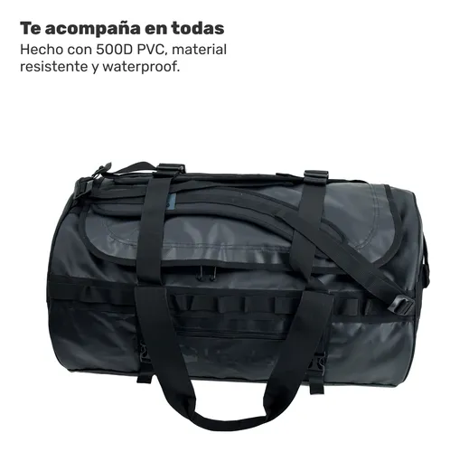 Bolso Deportivo Impermeable Duffel 60 Lts Lhotse Black