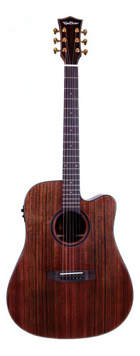 Violão Folk Eletroacústico -- Redburn Rb-17sw - Solid Walnut