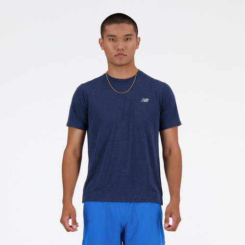 Polo New Balance Athletics T-shirt Azul Hombre