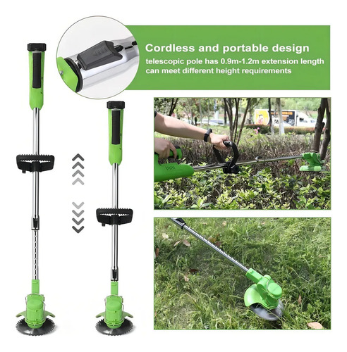 Cortadora De Césped Inalámbrica 21v + 2 Baterías / Prox