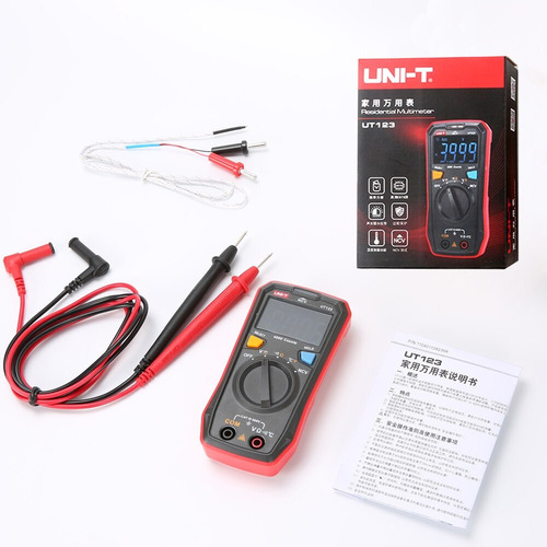 Imagen 4 de 6 de Uni-t Multimetro Digital Compacto Ut123 Ncv Temperatura Hobb