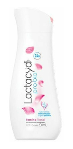 Lactacyd Probio Femina Floral Jabón Líquido Higiene Íntima