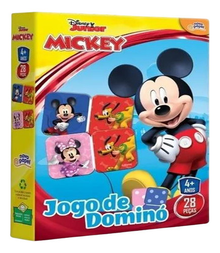 Jogo De Dominó Disney Mickey - Toyster 8003
